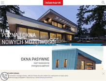 Tablet Screenshot of okna-pasywne.pl